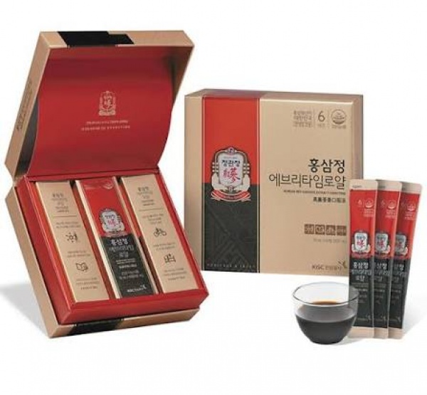 Nước Hồng Sâm 6 Năm Tuổi Everytime Balance KGC Thượng Hạng Hộp 30 Gói Chính Hãng
